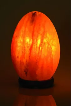 Lâmpada de sal em formato de ovo tamanho XL, 32 cm, 6 kg