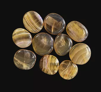Seixo Fluorite Amarela A 250g