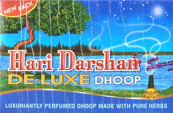 Incenso Dhoop luxo hari darshan pasta x9