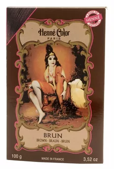 Pack de 6 Cores Henna Castanho 100g