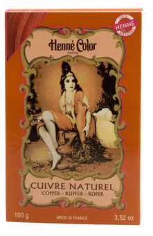 Pacote de 6 Henna Colours cobre natural 100g