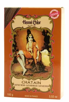 Pacote de 6 cores de Henna Castanha 100g