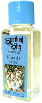 Embalagem de 6 óleos perfumados de coco do céu espiritual 10ml