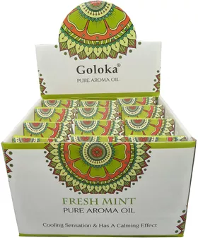 Goloka Óleo de Fragrância de Hortelã Fresca 10mL x 12