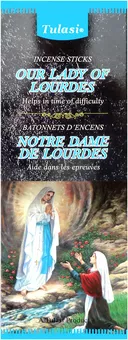 Incenso tulasi sarathi nossa senhora de lourdes hexa 20g