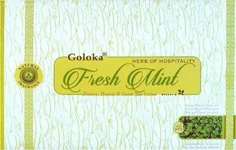 Goloka Incenso hortelã fresca 15g