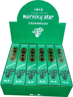 Incenso Japonês Morning Star Cedro 50 Varetas