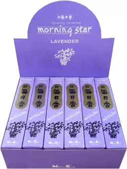 Incenso Japonês Morning Star Lavanda 50 Varetas