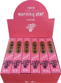 Incenso Japonês Morning Star Lótus 50 Varetas
