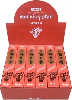 Incenso Japonês Morning Star Mirra 50 Varetas