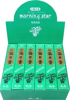 Incenso Japonês Morning Star Sálvia 50 Varetas