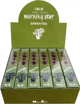 Incenso Japonês Morning Star Chá Verde 50 Varetas