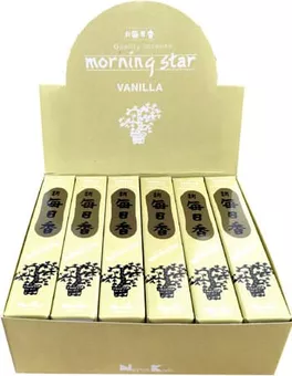 Incenso Japonês Morning Star Baunilha 50 Varetas