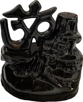 Suporte para incenso Om Backflow em cerâmica 14cm