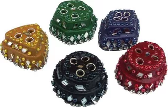 Conjunto de 24 Mini Porta-Incensos com Espelho