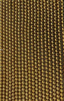 Fio de Contas Redondas de Hematita Dourada A 8 mm