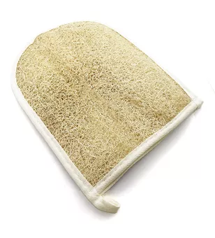 Luva de banho de esponja 100% vegetal
