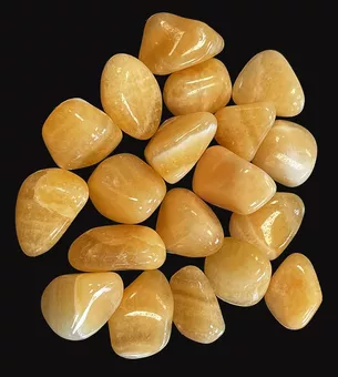 Calcita Laranja A Pedras Roladas 2-3cm 250g
