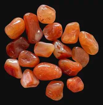 Carnelian Malawi A pedras laminadas 250g