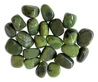 Jade Nefrita Canadá AA pedras laminadas 250g
