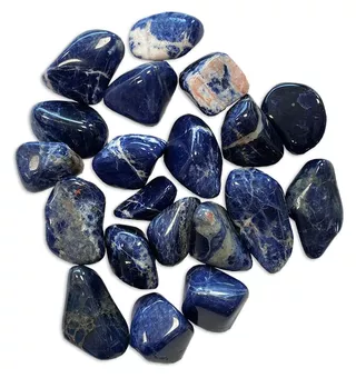 Sodalite Namíbia Laranja AA pedras laminadas 250g
