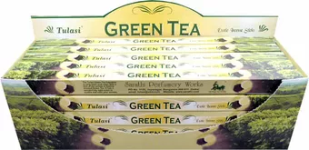 Incenso tulasi sarathi chá verde 8bts