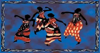 Pendente de parede “Mini Dançarinos Africanos” © Bleu Clair