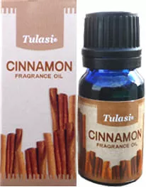 Óleo perfumado de canela Tulasi 10ml x 12