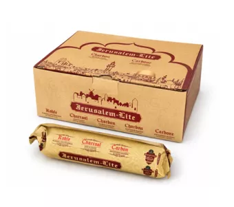 Carvão Jerusalem Lite Qualidade Superior 33 mm – 100 Pastilhas