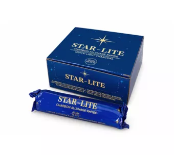 Carvão Star-Lite Qualidade Superior 40 mm – 80 Pastilhas