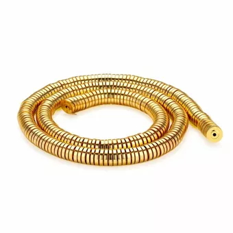 Contas espaçadoras de hematita dourada – 6×1 mm