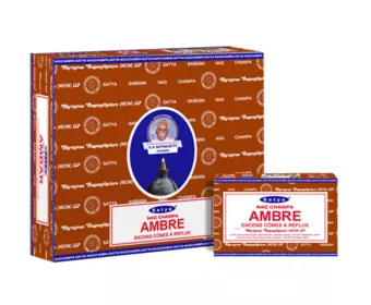 Cones de refluxo Satya Amber 12 peças