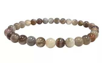 Pulseira de ágata Contas AA do Botsuana 6mm