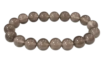 Pulseira Ágata Grise A perles 10mm