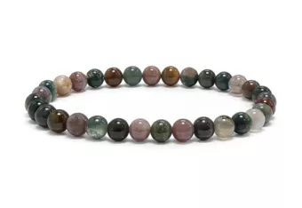 Pulseira de Ágata Indiana A Contas 6 mm