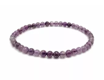 Pulseira de Ametista A contas 4-5mm