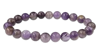 Pulseira Ametista AB contas de 7,5-8,5mm