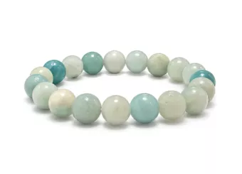 Pulseira de Amazonita do Brasil A Contas 10 mm