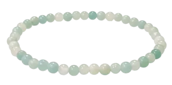 Pulseira de Amazonita da China AB contas 4mm