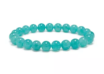 Pulseira de Amazonita dos Estados Unidos AA+ Contas 8-9 mm