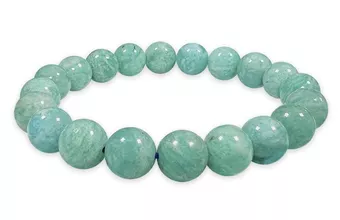 Pulseira de Amazonita do Peru A contas 10mm