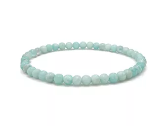 Pulseira de Amazonita do Peru A contas 4-5mm