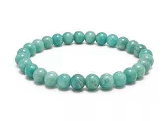Pulseira de Amazonita do Peru A contas 6-7mm