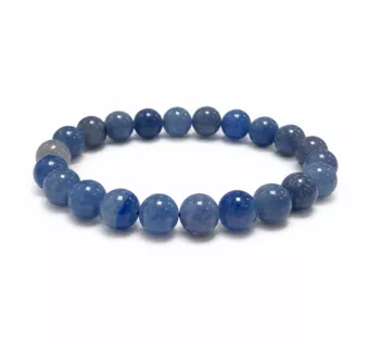 Pulseira de Aventurina Azul A contas 8mm
