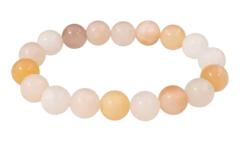Pulseira de Aventurina Pêssego A contas 10mm