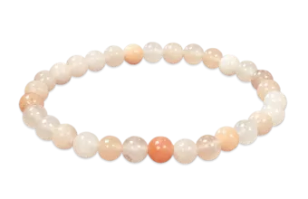 Pulseira de Aventurina Pêssego A contas 6mm