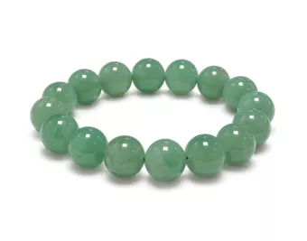 Pulseira Aventurina Verde A contas de 12mm