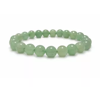 Pulseira Aventurina Verde A contas de 8mm