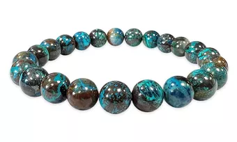 Azurite Malaquite Crisocola AA contas pulseira 7.5-8.5mm