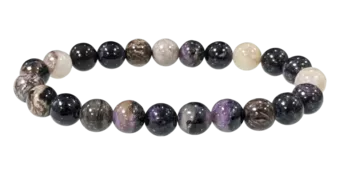 Pulseira de Charoíta A contas 8.5-9.5mm